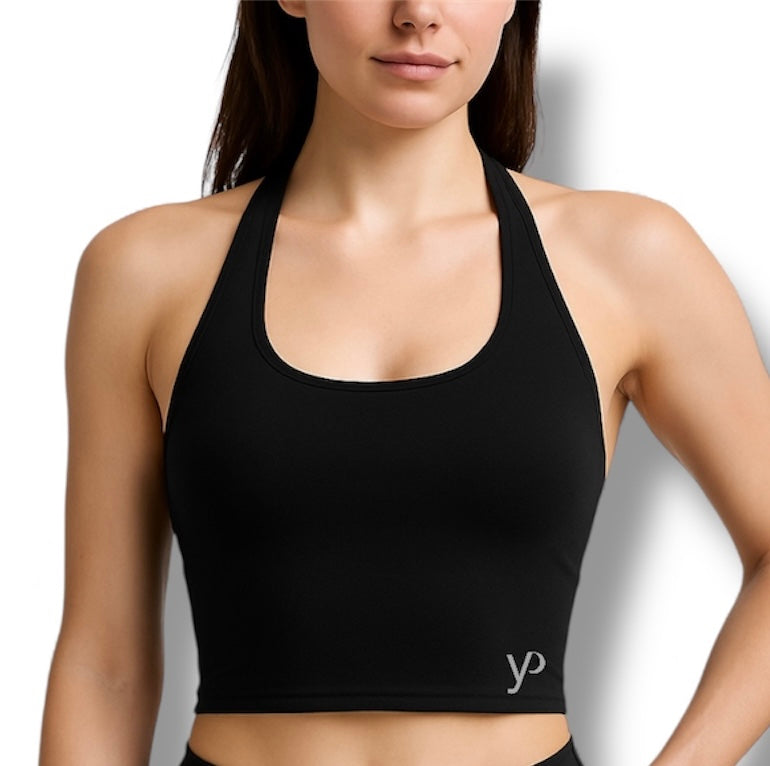 Top halter black