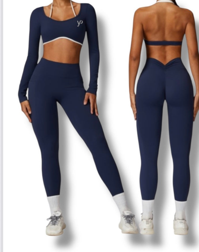 Long Sleeve Blue ( solo parte de arriba)